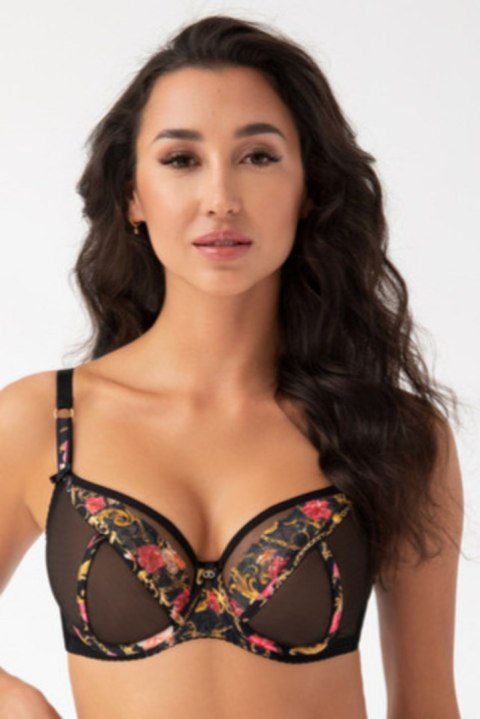 K755 BIUSTONOSZ MIĘKKI CHIARA - CZARNY, 65F GORSENIA