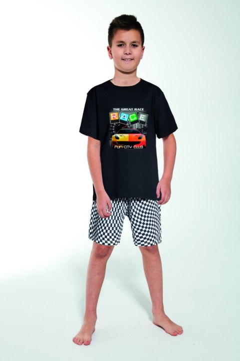 PIŻAMA BOY KR 219/107 SPEED - CZARNY, 128 CORNETTE PIŻAMA BOY KR 219/107 SPEED - CZARNY, 128 CORNETTE