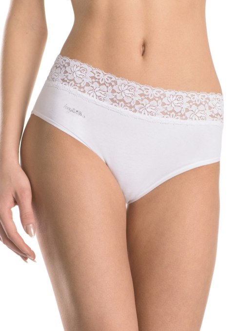 Figi damskie LPC 111 - BIAŁY, XXL KEY Figi damskie LPC 111 - BIAŁY, XXL KEY
