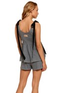 PIŻAMA DAMSKA PM.4426 - DARK GREY, M DOCTOR NAP