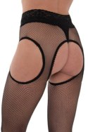 STRIPANTY SP.03 FISHNET - CZARNY, L/XL SESTO SENSO