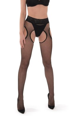 STRIPANTY SP.03 FISHNET - CZARNY, S/M SESTO SENSO