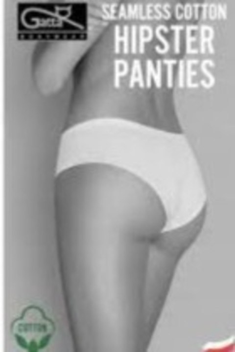 SEAMLESS COTTON HIPSTERS PANTIES - BLACK, M GATTA BODYWEAR SEAMLESS COTTON HIPSTERS PANTIES - BLACK, M GATTA BODYWEAR