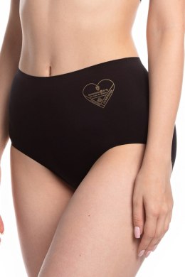 FIGI DAMSKIE MIDI L-LC4009MX-02 - CZARNY, XL LAMA