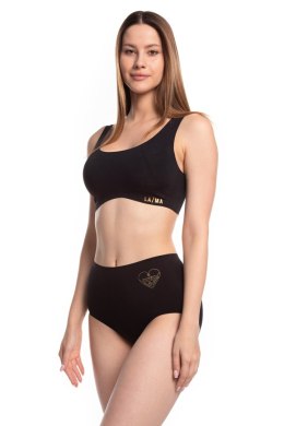 FIGI DAMSKIE MIDI L-LC4009MX-02 - CZARNY, XXXXL LAMA