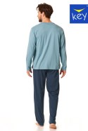 PIZAMA MĘSKA MNS 861 B22 - NIEBIESKO-GRANATOWY, XL KEY