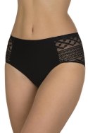 FIGI DAMSKIE MIDI L-POL5005MD-02 - CZARNY, XXL LAMA