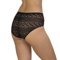 FIGI DAMSKIE MIDI L-POL5005MD-02 - CZARNY, XXL LAMA