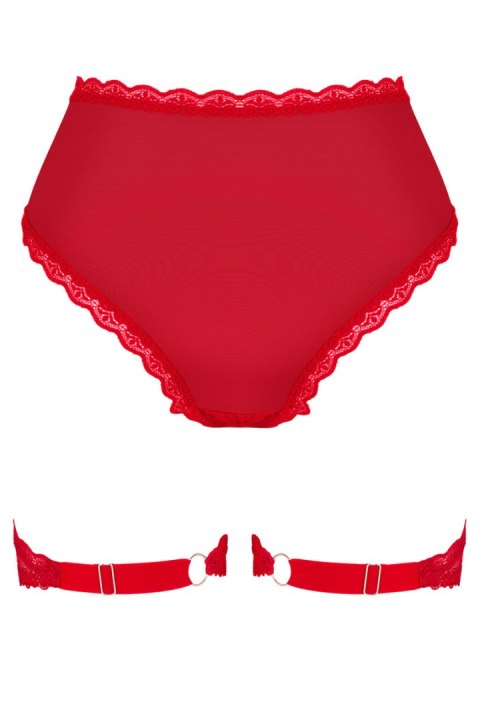BELOVYA FIGI Z PASKAMI DO POŃCZOCH - CZERWONY, M/L OBSESSIVE BELOVYA FIGI Z PASKAMI DO POŃCZOCH - CZERWONY, M/L OBSESSIVE