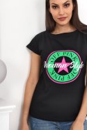 BLUZKA STAR - KREMOWY, 46 OFF PINK