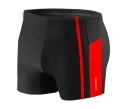 BOKSERKI KĄPIELOWE MĘSKIE BD 364 MAXI - GRANAT, 3XL, 364 SESTO SENSO