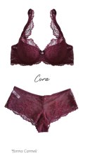 BIUSTONOSZ CORA M-3344/22 - TURKUSOWY, 70D MAT