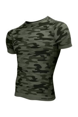 SESTO SENSO KOSZULKA THERMO MILITARIA KR.RĘKAW - GRAFIT, S, GRAFIT