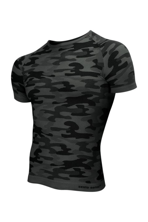 SESTO SENSO KOSZULKA THERMO MILITARIA KR.RĘKAW - GRAFIT, S, GRAFIT SESTO SENSO KOSZULKA THERMO MILITARIA KR.RĘKAW - GRAFIT, S, GRAFIT