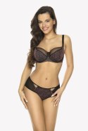 GAIA BIUSTONOSZ SEMI-SOFT MARTINA ART. 1056 - CZARNY;FIOLETOWY, 65I