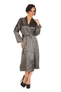 DE LAFENSE Szlafrok CLASSIC Długi 798 - CZARNY, 2XL