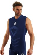 SESTO SENSO KOSZULKA THERMO BEZ RĘK. CL38 - ZIELONY, XXL/3XL