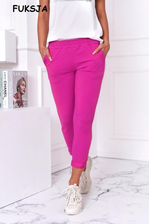 OFF PINK SPODNIE LENA - BRUDNY BŁĘKIT, S OFF PINK SPODNIE LENA - BRUDNY BŁĘKIT, S