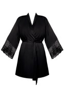 NIPPLEX SZLAFROK ZORA - CZARNY, XL