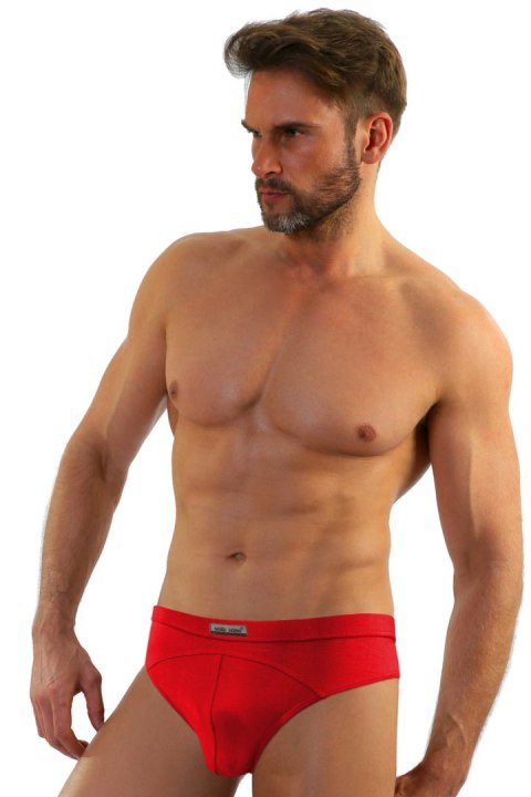 Slipy męskie CADET - CZERWONY, 2XL SESTO SENSO Slipy męskie CADET - CZERWONY, 2XL SESTO SENSO