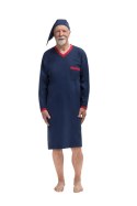 MARTEL 501 KOSZULA MĘSKA SYLWESTER DŁ.REK. - GRANATOWY, 2XL, 4