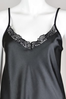 DE LAFENSE TOP SATYNA 710 - CZARNY, 2XL