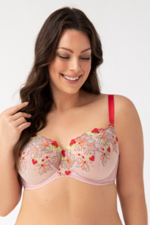 GORSENIA K775 BIUSTONOSZ MIĘKKI CHICA - RÓŻOWY, 65I