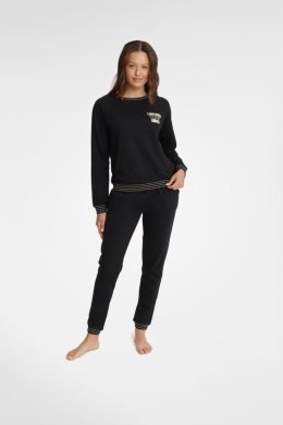 HENDERSON LADIES PIŻAMA DAMSKA GRACY 40940 AW23 - CZARNY, XXL
