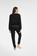 HENDERSON LADIES PIŻAMA DAMSKA GRACY 40940 AW23 - CZARNY, XXL