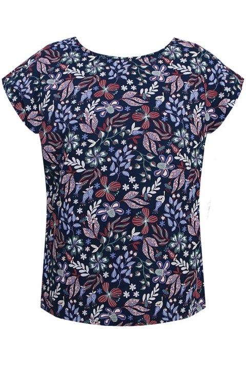 NIPPLEX BLUZKA MARGOT DRUK - GRANATOWY, 2XL NIPPLEX BLUZKA MARGOT DRUK - GRANATOWY, 2XL