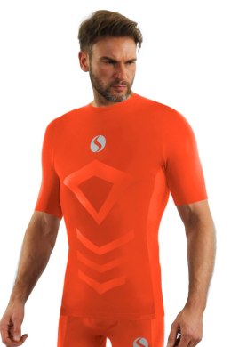 SESTO SENSO KOSZULKA THERMO KR.RĘK. CL39 - POMARAŃCZOWY, S/M