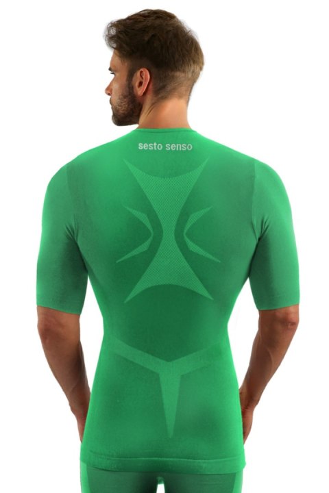 SESTO SENSO KOSZULKA THERMO KR.RĘK. CL39 - ZIELONY, S/M SESTO SENSO KOSZULKA THERMO KR.RĘK. CL39 - ZIELONY, S/M
