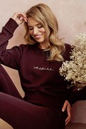 TARO 3024 BLUZA DAMSKA SELENA - CZEKOLADOWY, M