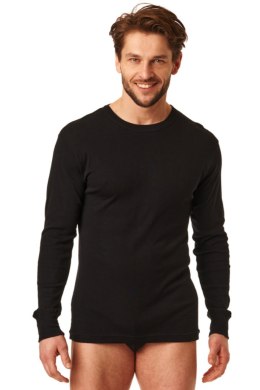 KEY PODKOSZULEK MĘSKI MVD 012 - CZARNY, XXL