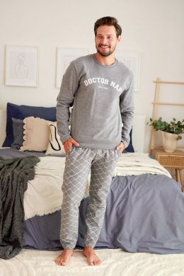 DOCTOR NAP PIŻAMA MĘSKA PMB.5242 - GREY, M