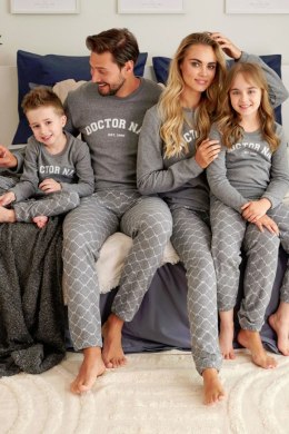 DOCTOR NAP PIŻAMA MĘSKA PMB.5242 - GREY, M