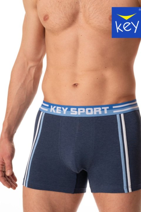 KEY BOKSERKI MĘSKIE MXH 187 B23 - NIEBIESKI, L KEY BOKSERKI MĘSKIE MXH 187 B23 - NIEBIESKI, L