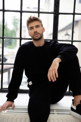 TARO 3066 DRES MĘSKI DWUCZĘŚCIOWY HUGO S-XL - CZARNY, L