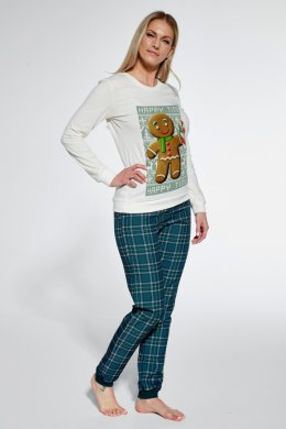CORNETTE PIŻAMA DAMSKA DR 671/347 COOKIE - ECRI, XXL