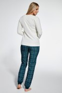 CORNETTE PIŻAMA DAMSKA DR 671/347 COOKIE - ECRI, S