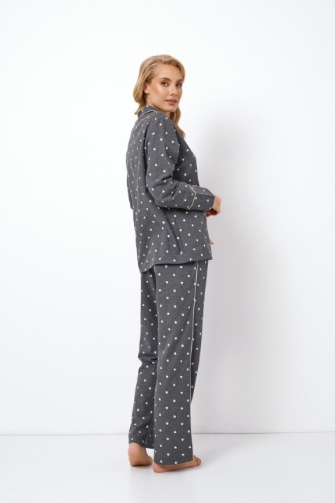 ARUELLE PIŻAMA DAMSKA JOY LONG - DARK GREY, XS ARUELLE PIŻAMA DAMSKA JOY LONG - DARK GREY, XS