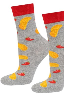 SOXO SKARPETY W TUBIE CHIPS DAMSKIE - MULTIKOLOR, 35-40