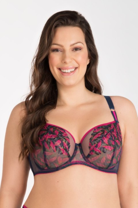 GORSENIA K789 BIUSTONOSZ MIĘKKI BIG KAYLA - GRANATOWY, 65M