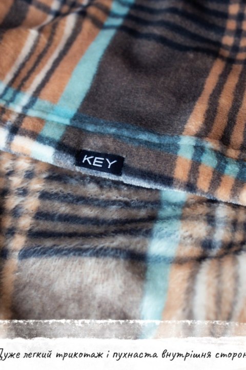 KEY SZLAFROK MĘSKI MGL 421 B23 - BRĄZOWY, M/L KEY SZLAFROK MĘSKI MGL 421 B23 - BRĄZOWY, M/L