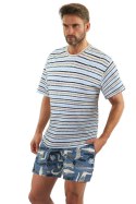 SESTO SENSO PIŻAMA MĘSKA KR.RĘKAW 2521/14 - KROKODYLE, XL