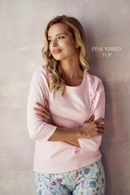 TARO 2990 PIŻAMA DAMSKA DŁUGA AMORA - RÓŻOWY, XL