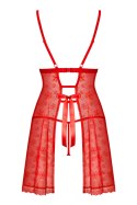 OBSESSIVE CLAUSSICA BABYDOLL - CZERWONY, M/L