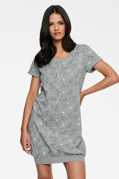 HENDERSON LADIES KOSZULA NOCNA DAMSKA HOROSCOPE 40116 AW22 - SZARY MELANŻ, M HENDERSON LADIES KOSZULA NOCNA DAMSKA HOROSCOPE 40116 AW22 - SZARY MELANŻ, M