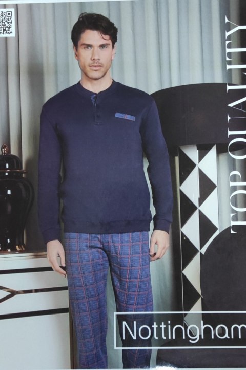 NOTTINGHAM NOTTINGHAM PIŻAMA MĘSKA PG39012 - NAVY, 2XL NOTTINGHAM NOTTINGHAM PIŻAMA MĘSKA PG39012 - NAVY, 2XL