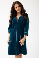 DOROTA SZLAFROK DAMSKI FR-331 - MORSKI, 2XL
